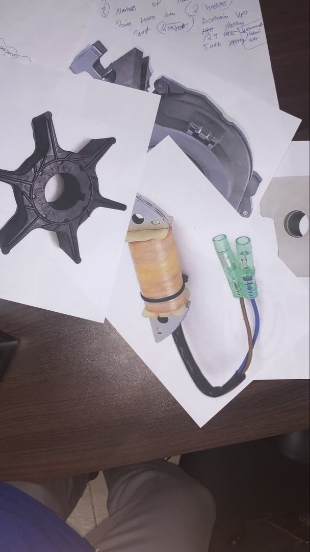 Outboard Water Pump Impeller & Coil Kit
